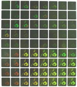 China Original Hologram Security Stickers / Anti - Counterfeiting Sticker wholesale
