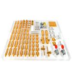 Aluminum CMM Fixtures Kits 108pcs For Coordinate Measurement Machine