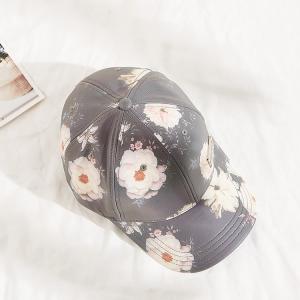 China Snapback Women Floral Pattern Sublimation Baseball Cap wholesale
