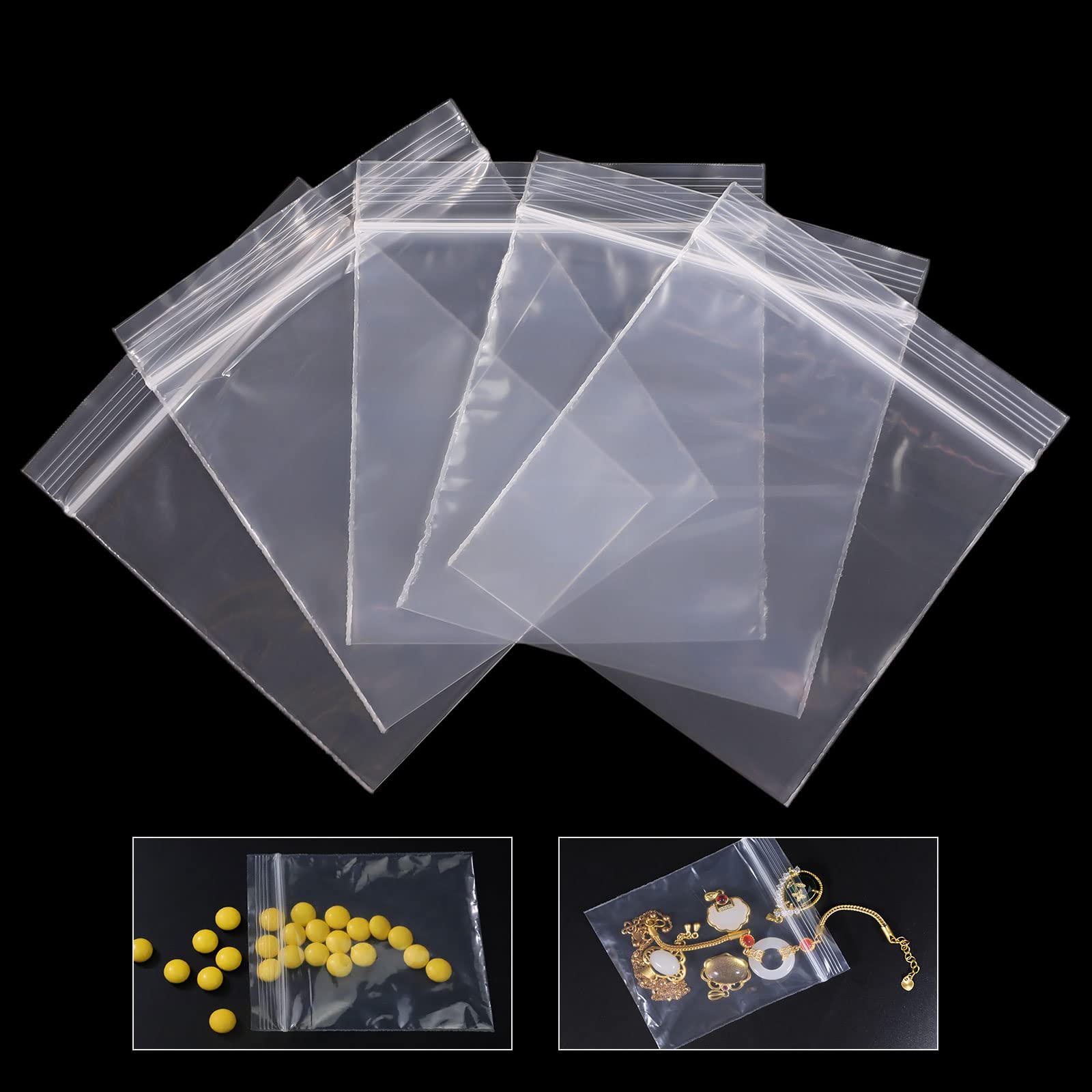 Custom Logo Compostable Zipper Bag Transparent Plastic Packaging for Easy Open Polybag