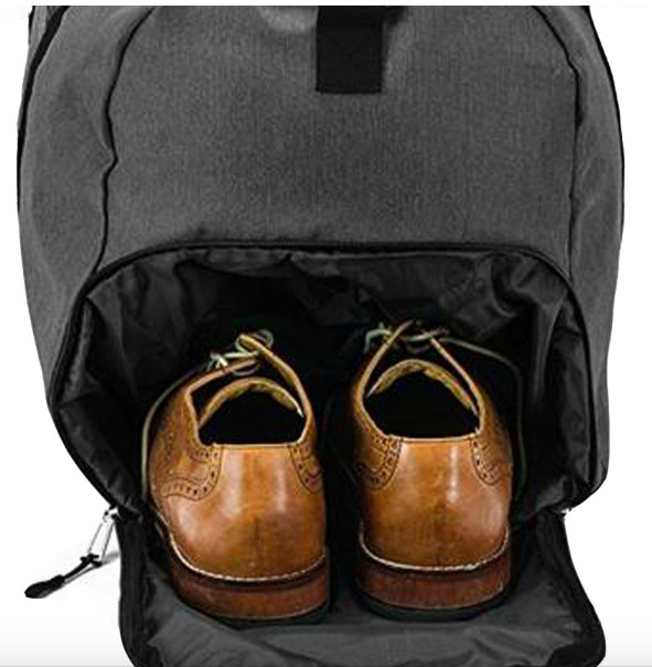 Custom Design Unisex Gym Duffel Bag With Pockets Blue / Black / White / Sliver Color