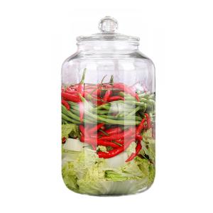 China 2000ml Food Grade Wide Mouth Airtight Glass Jar wholesale