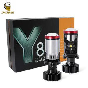 China White 45W Mini Lens Y8 H4 Car LED Spotlight Universal Headlight Bulb wholesale