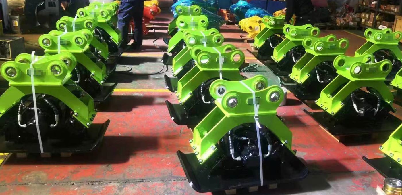 Tamping Rammer Vibrating Plate Compactor Earth Compactor For Excavator Backhoe Excavator Hydraulic Compactor Concrete Road Plate Compactor Vibrating