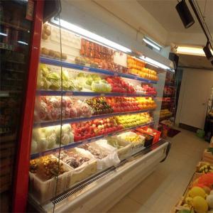 China 2M 1896W Supermarket Refrigeration Equipments For Fruit wholesale