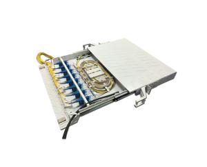 China 24 SC Plastic ABS Fiber Optic Patch Panel Rack Mounted wholesale
