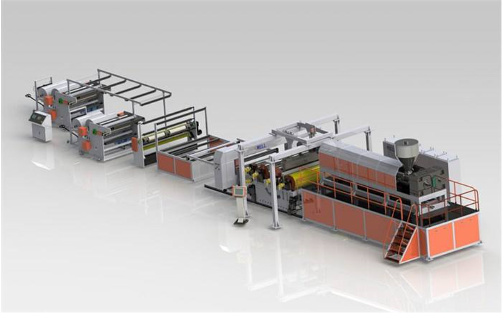 EVA/POE solar film extrusion line EVA compounding extruder High-output with automatic control