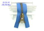 8# / 10# / 12# Heavy Duty Zippers For Leather / Fur Clothing , Light Gold 18