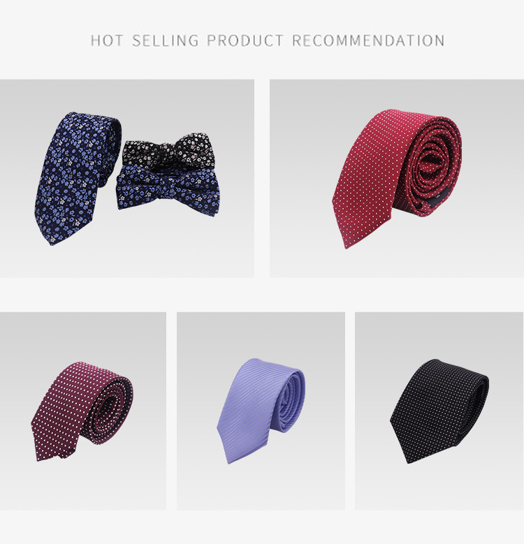 Regular Skinny Navy Silk Neckties for Men Direct Manufacture Custom Neck Tie 6/7/8cm