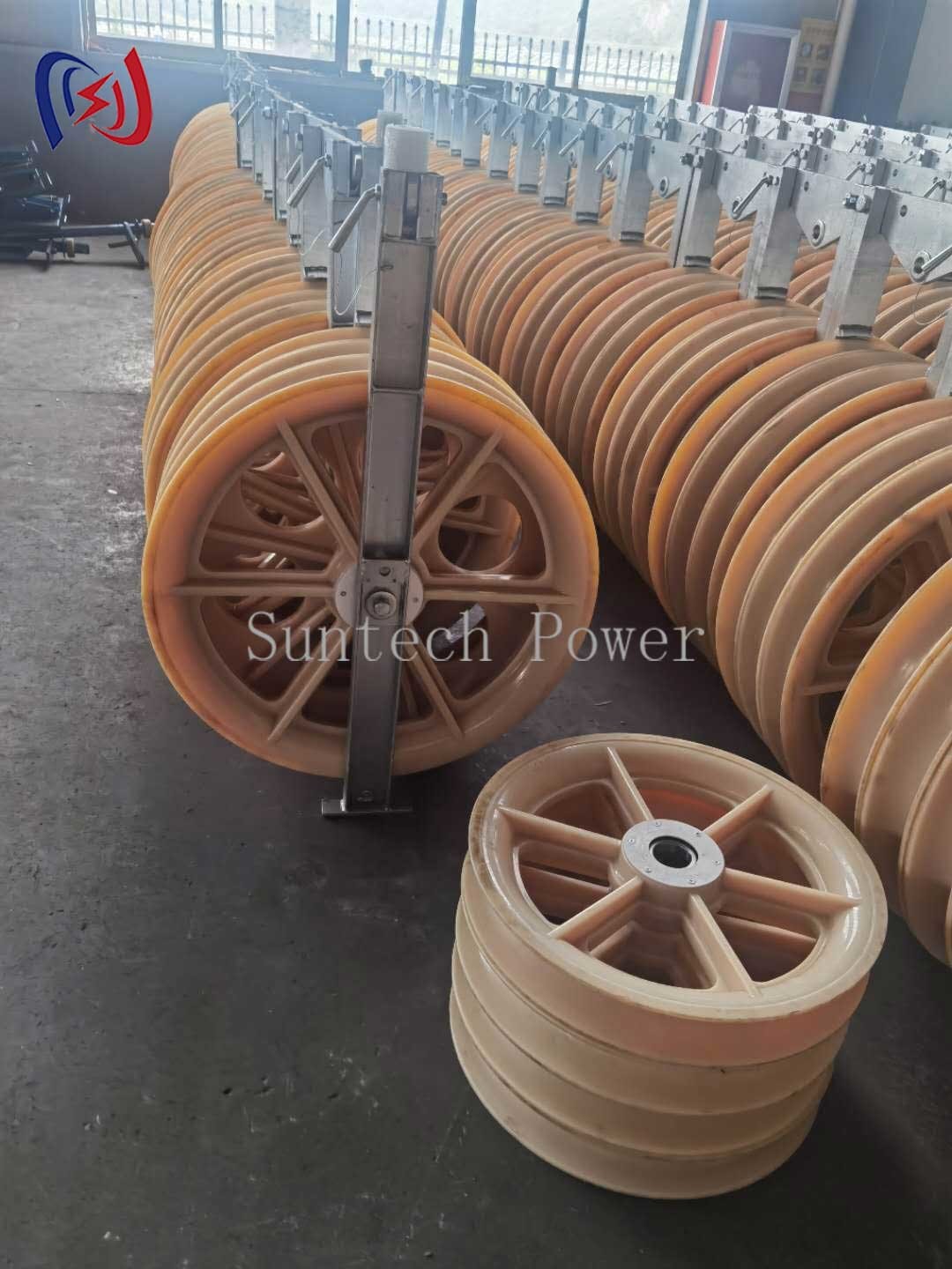 916 Series Wire Rope Sheave Stringing Block Conductor ACSR720