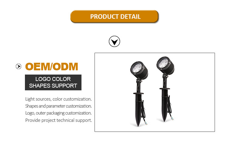Adjustable Angle LED Garden Spot Light 2700k - 6500k IP65 Outdoor Tree Light Projector