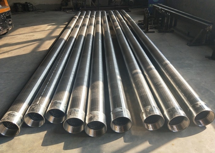 SS 304 Wedge Wire Water Wire Screens For Oil Wells