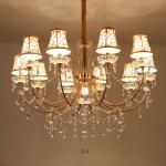 Wrought iron candle chandelier (WH-MC-04)