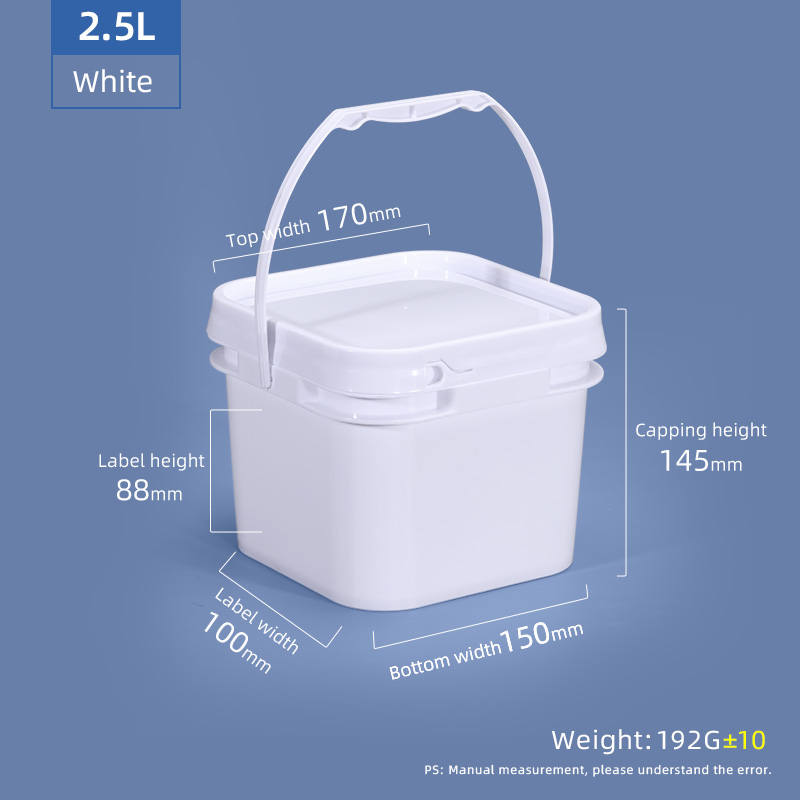 Food Storage Container Manufactured With Plastic And Customized Logo Printing