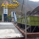 HZS90 Concrete Mixing Plant Stationary Ready Mixed 178kw 90m3/H