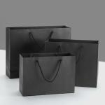 Shoes Custom Paper Shopping Bags Bronzing Silver 250gsm Ivory Favour Bags