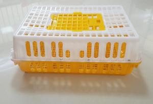 China PE 28.5cm Height 14 Chicken 50kgs Plastic Poultry Crate wholesale