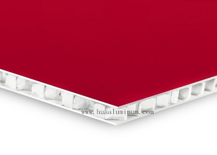 PVDF Coated Honeycomb Aluminium Panel Corrosion Resistant Aluminium Honeycomb Sheet