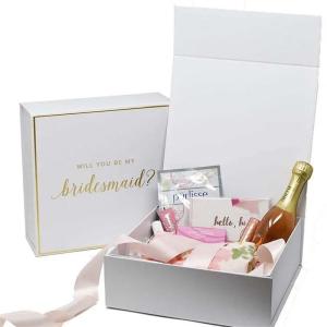 China Custom Magnetic Closure White Cardboard Gift Box For Mother's Day Valentine's Day wholesale