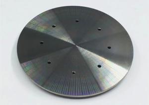 China Custom manufacturing metal stamping hardware round stainless steel sheet metal parts fabrication with holes wholesale