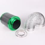 Traditional 100MM 125MM Air Semi Rigid 8 Inch Semi Rigid Aluminum Flexible