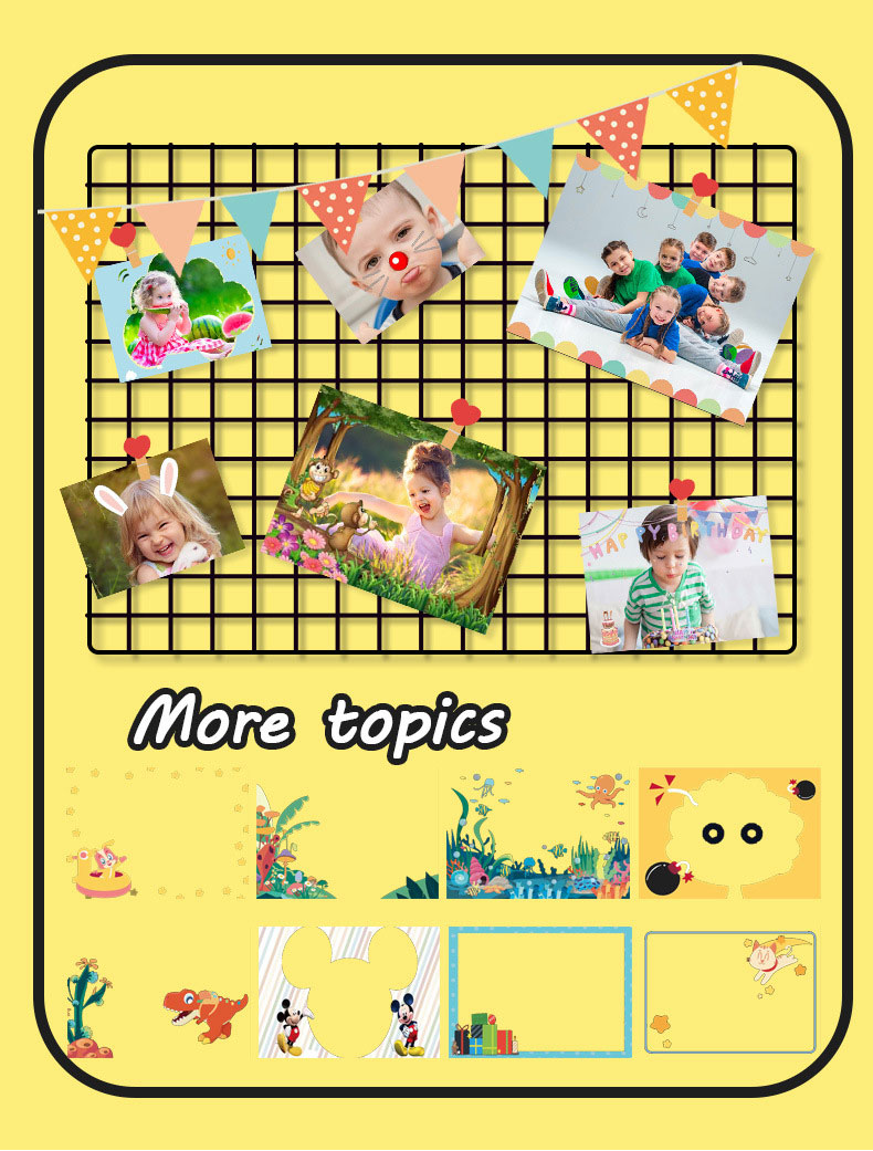 Flip-up Lens Children's Camera ABS Material for 3-12 Years Old Boys Girls Kids Camera