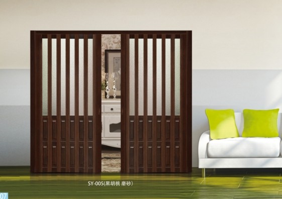 Multi-folding Sliding Door System PVC Doors Interior Door For Bathroom And Kitchen