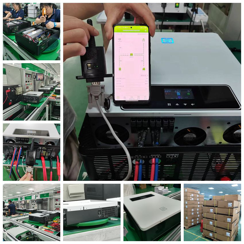 7.2KW Hybrid Solar Inverter 1 Phase Single Pure Sine Wave 7200W Solar Inverter