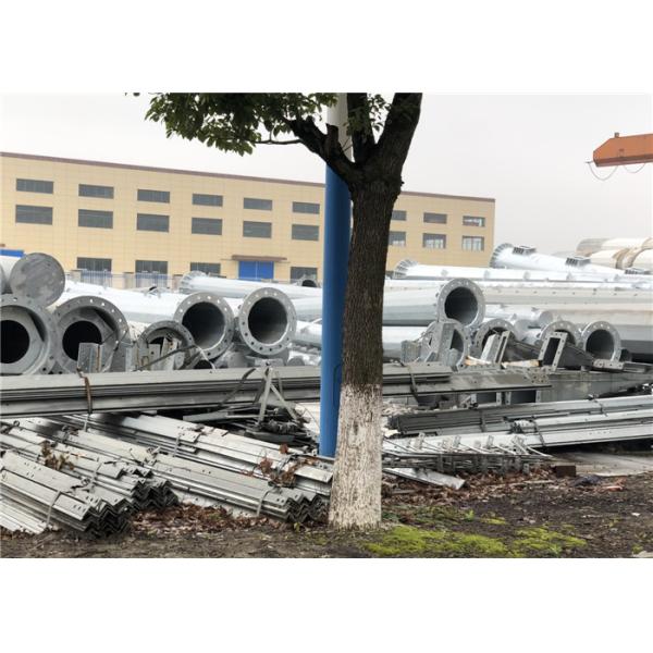 Stainless Steel Pole Steel Electric Pole Power Transmission Poles For Electrical Power Transformation