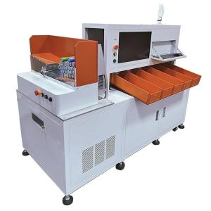 China 5 Channel Automatic Cylindrical Battery Sorter 32130 2140 33130 Lithium Cell Grading wholesale