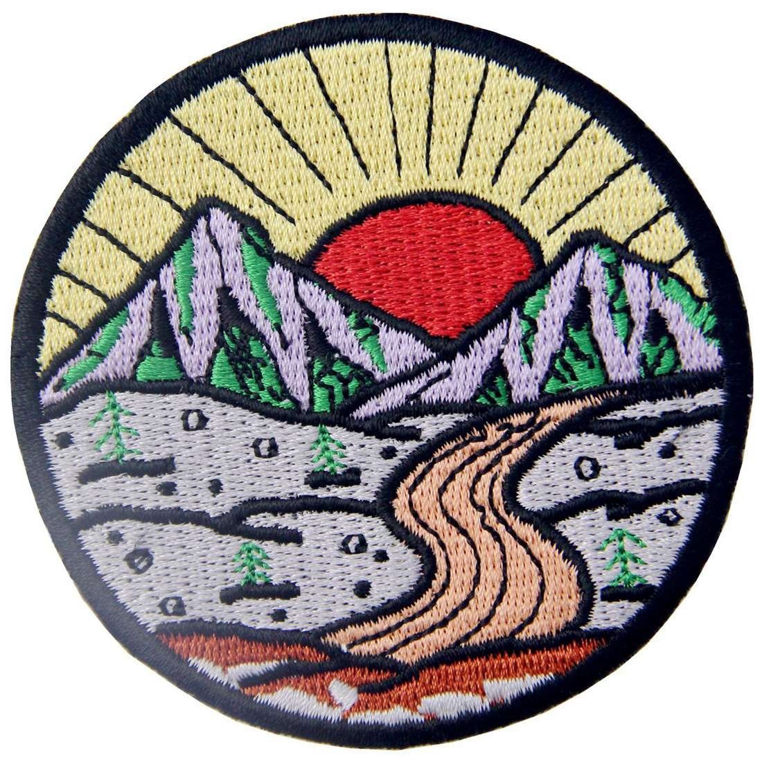 Planet Design Custom Cloth Badges Sew on Backing Soft Enamel Color