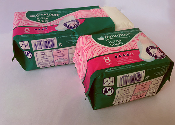 Plc Controller Sanitary Napkin Packing Machine Infeed By Manual