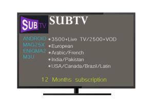 China Best IPTV German Europe SUBTV Account 3500+ Channels Free IPTV Software Download wholesale