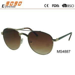 China New arrival and hot sale of metal sunglasses, UV 400 Protection Lens wholesale