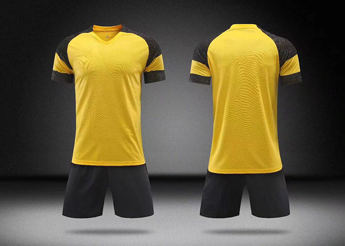 New fashion breathable dri fit sublimation custom design soccer jersey football uniform set