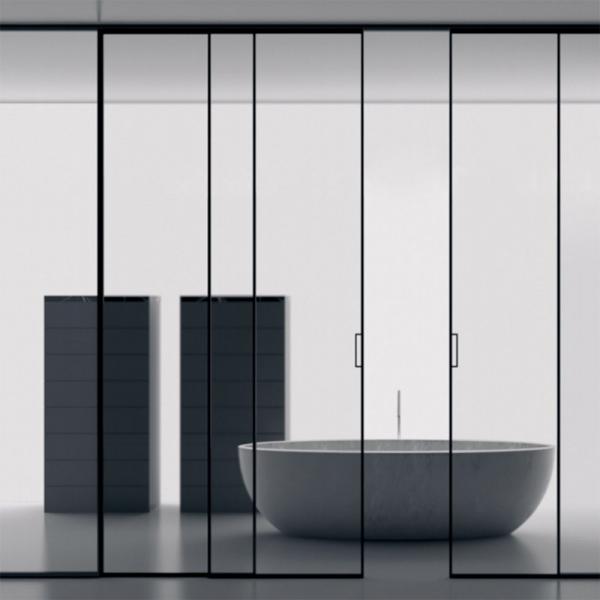 Quality Customizable Modern Glass Partition Walls 5 - 12mm Thickness  Environmentally Friendly for sale