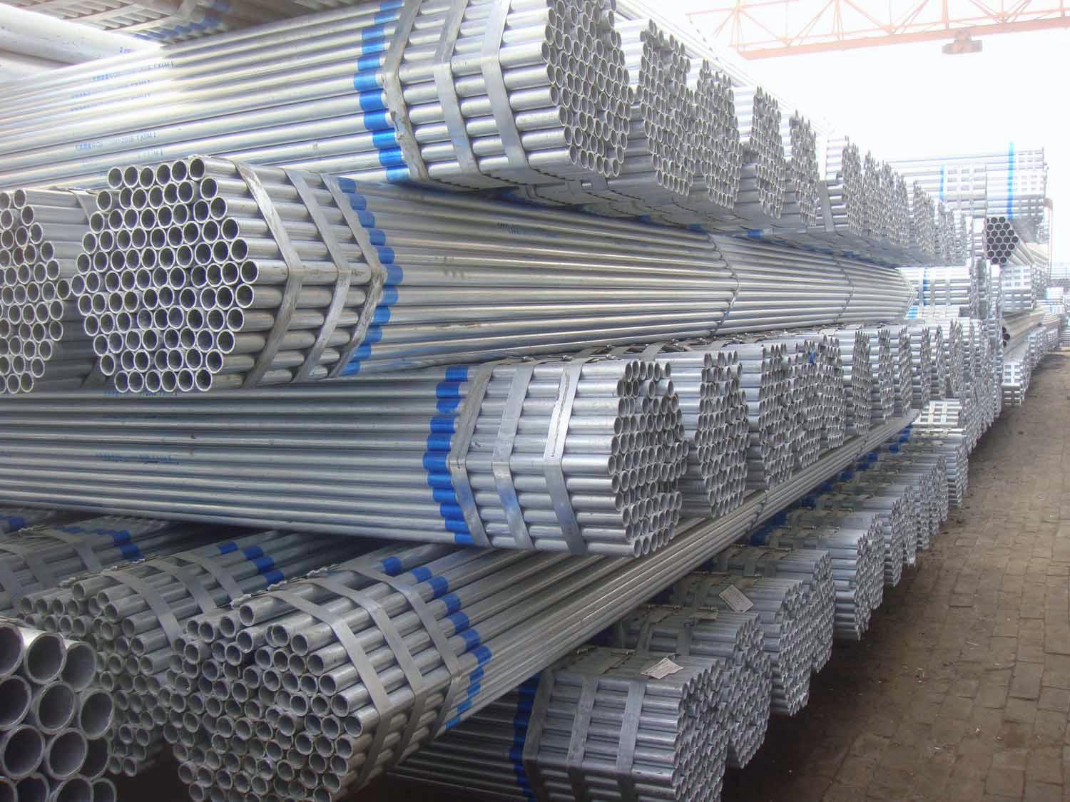 2mm Galvanized Seamless Steel Pipe Zero Spangle Type Full Hard