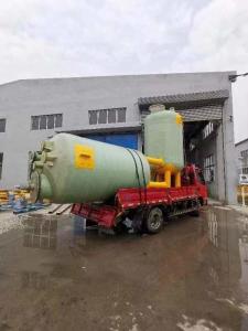 China Vertical FRP Chemical Storage Tank For Wastewater Treatment wholesale
