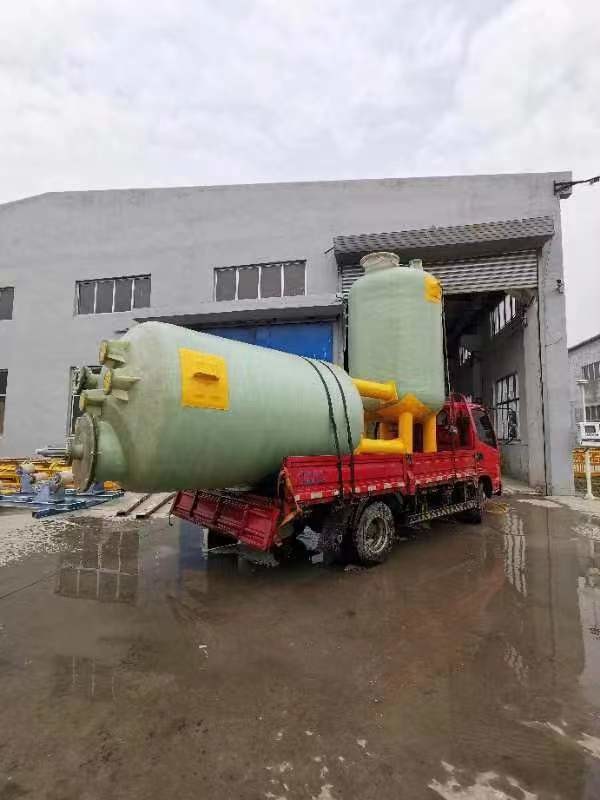Industrial Round Chemical Resistance Frp Storage Tank For Water Treatment