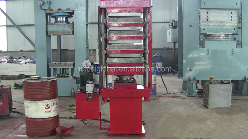 Rubber Floor Tile Making Machine 2020 Year Hot Plate Size 550*550mm Hydraulic Curing Press