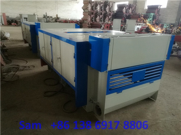 Two cylinder cotton dropping waste card fly cleaning machine