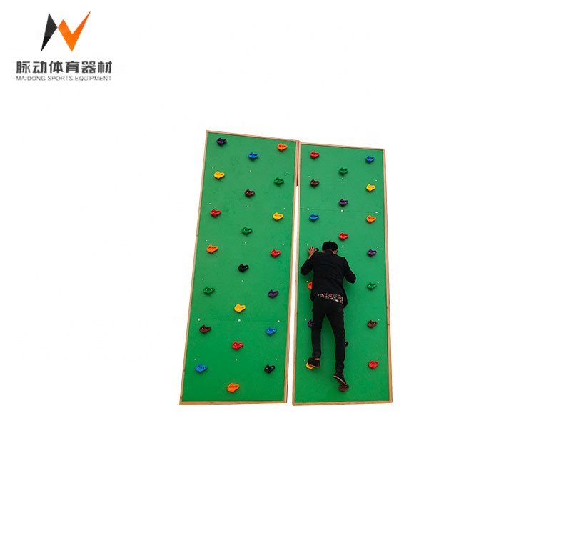 Children's Wooden Rib Wooden Frame for Training Climbing Wall in Dark Grey Color