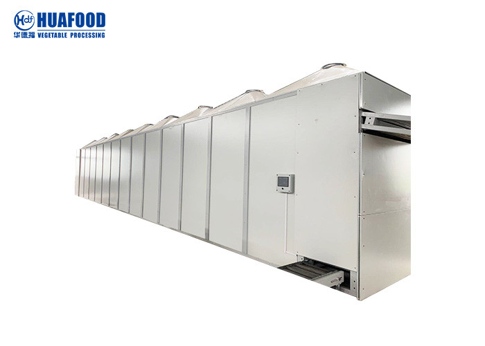 Light Industry Fruit And Vegetable Dryer Machine PLC Control One Piece Design