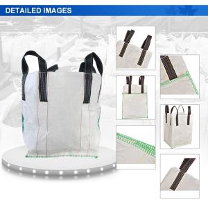 China PP Cement Firewood Jumbo Bag 1 Ton Fibc Bulk Bags 120g/m2 - 220g/m2 wholesale
