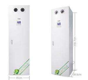 China HEPA Filtration 250m3/H 80m2 Ductless Heat Recovery Ventilator wholesale