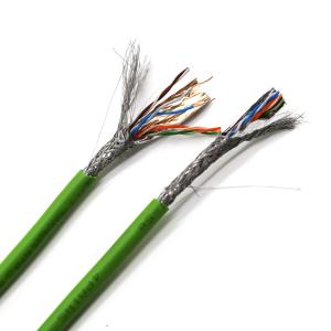 China SFTP CAT5E Cat 5 Communication Cable Green 24AWG OFC/BC 1000ft HDPE Insulation wholesale