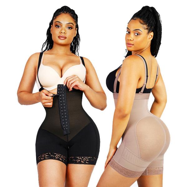 Women's Tummy Control Firm Compression Latex Butt Lifter Shapewear with Buttocks
