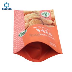 China Stand Up Snack Food Zipper 200 Micron Digital Printed Pouches wholesale