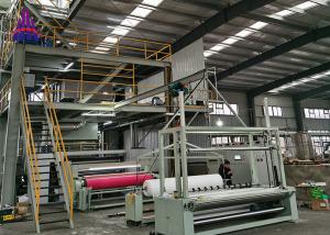 China CE Certified Single Beam Non Woven Fabric Making Line For Medical Cap wholesale