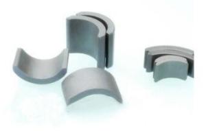China Gym Permanet Sintered Ferrite Magnet Tiles Segments Pieces wholesale
